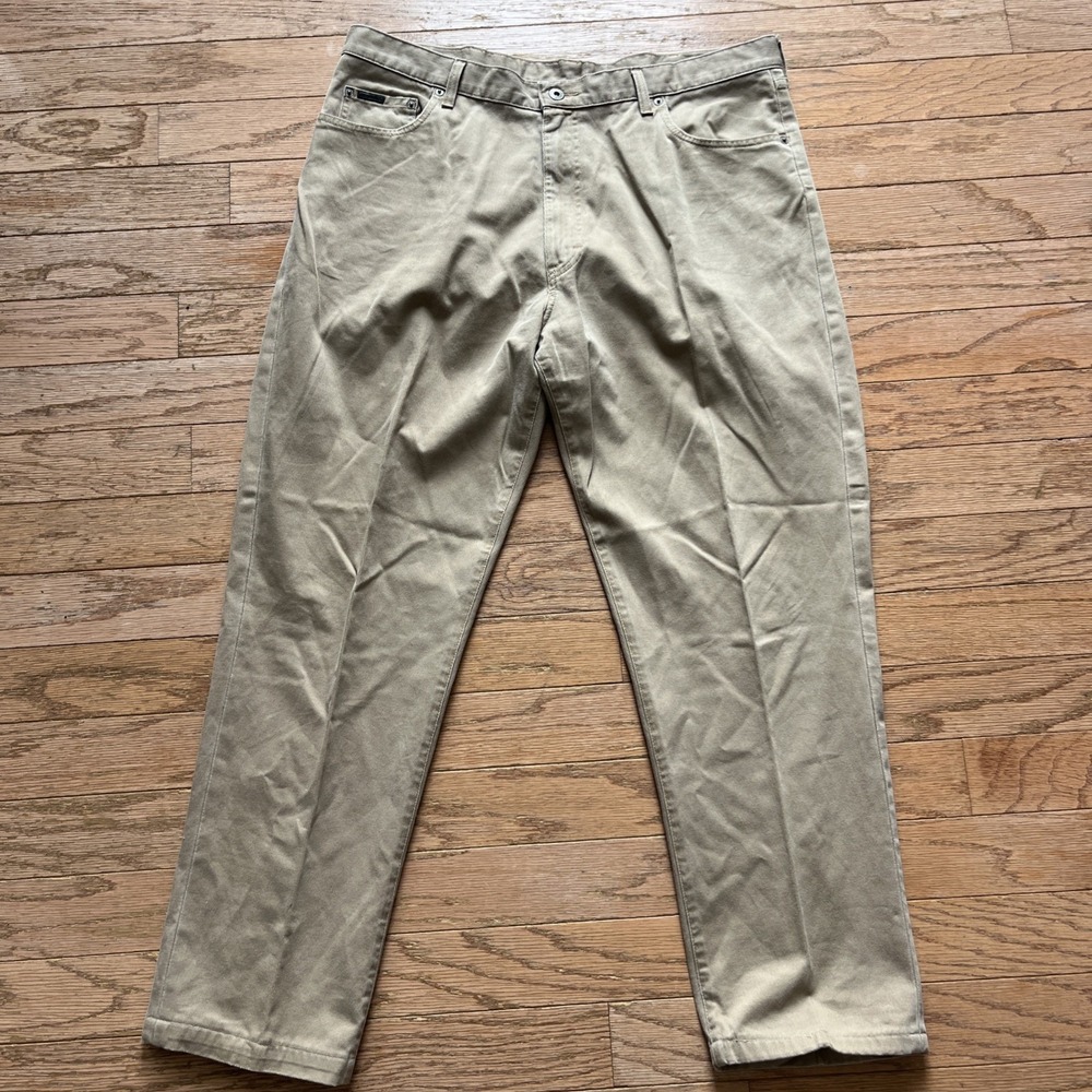 VTG Polo Sport Ralph Lauren Mens Sportsman Corduroy Pants 40x32 Beige Tan USA